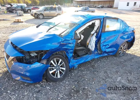 2021 Nissan Versa Sv Xtronic Cvt from USA, damaged, VIN 3N1CN8EV7ML833968